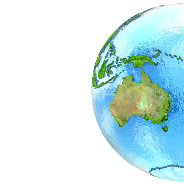 istock Australia on model of Earth 652474450