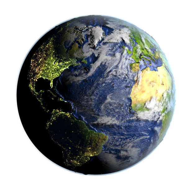 istock Northern Hemisphere on Earth isolated on white 652475470
