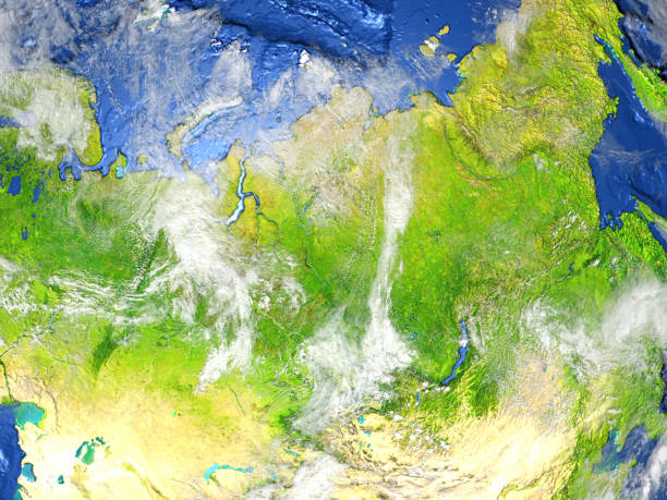 istock Siberia on Earth - visible ocean floor 652477468