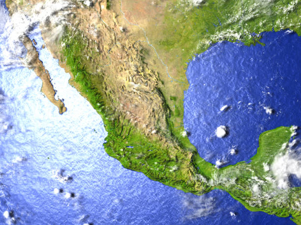 istock Mexico on realistic model of Earth 652479596