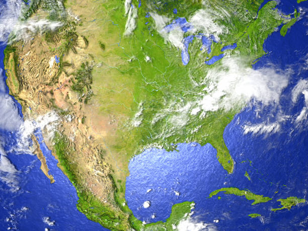 istock USA on realistic model of Earth 652479606