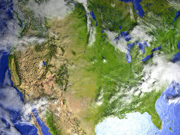 istock USA on realistic model of Earth 652479622