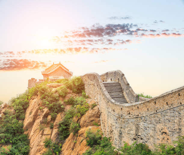 istock Great Wall of China at sunset 652479948