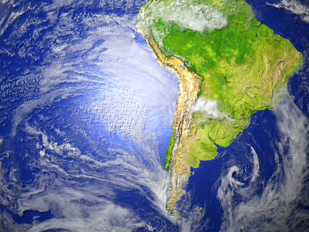 istock South America on realistic model of Earth 652490938