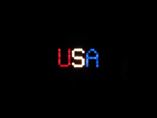 istock USA in red white blue lights (small) 652530536