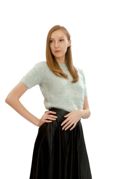 istock beautiful young girl in a blue blouse 652535474