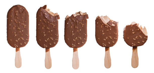 istock Ice cream on stick in chocolate glaze 652538848