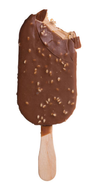 istock Ice cream on stick in chocolate glaze 652540520