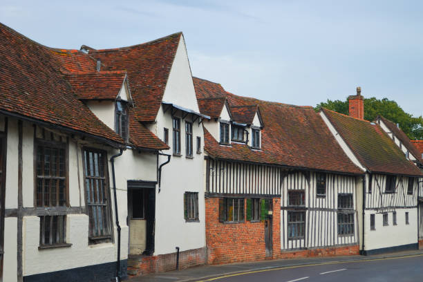 istock Row of cottages 652546216