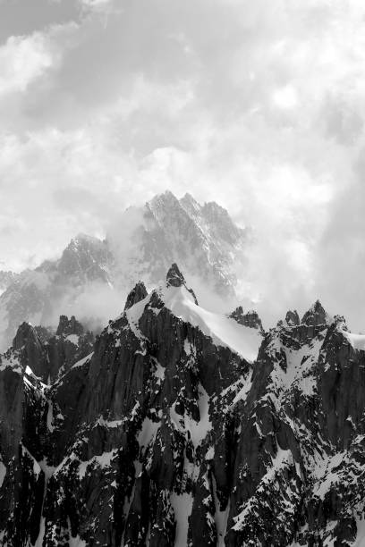 istock alpine landscape/rock formation, Mont Blanc massif, Chamonix 652548958