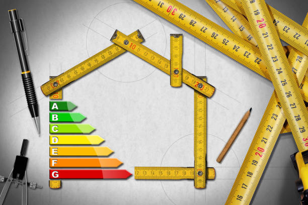istock Energy Efficiency - Project of Ecological House 652550878