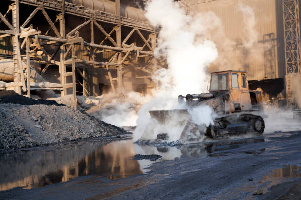 istock Earth Mover Working at Factory 652553176
