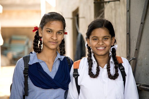 Indian Schoolgirls Stock Photo - Download Image Now - Education, Girls,  Teenage Girls - iStock