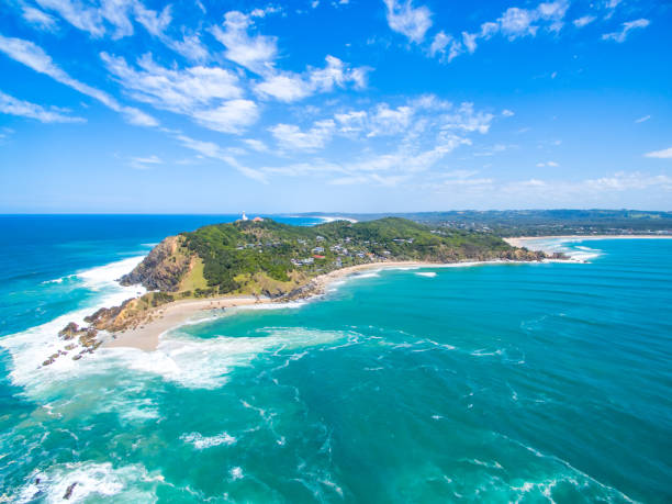 istock An aerial view of Byron Bay lighthouse 652578738