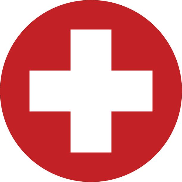 ilustrações de stock, clip art, desenhos animados e ícones de first aid sign icon vector design - medical cross