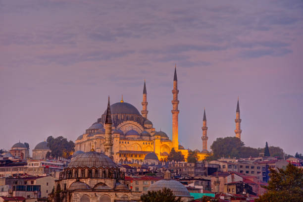 istock The Suleymaniye Mosque in Istanbul before sunrise 652592390