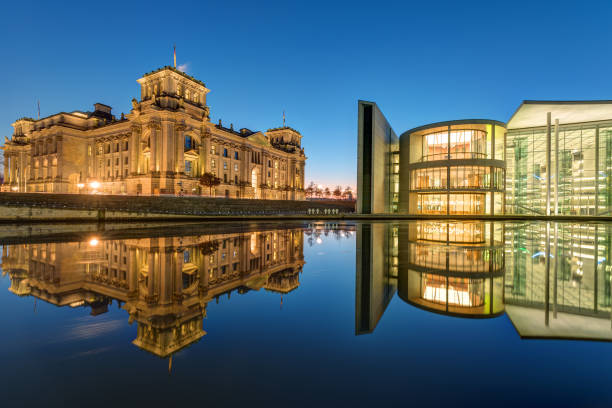 istock Reichtsag and Paul-Loebe-Haus in Berlin at dawn 652592484