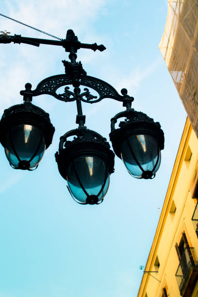 istock Old lantern on a house in Spain 652598152