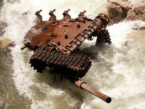 Very old Tank in the water