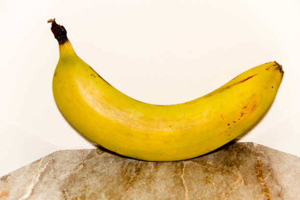 istock Fresh Yellow Banana on Plate 652631816