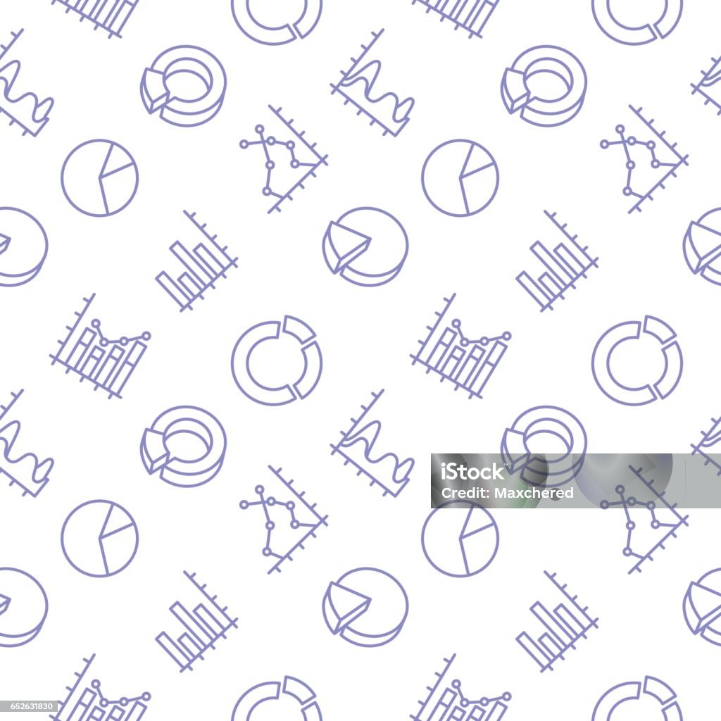 Name Background Graph Pattern Graph Chart Business Seamless Pattern Vector Background Stock ...