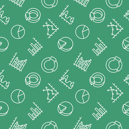 Chart Pattern Desktop Background Graph Chart Business Seamless Pattern Vector Background Stock ...