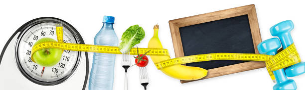 fitness diet motivation panorama concept