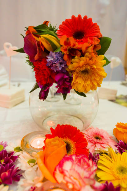 istock Beauty colorfully flower on table 652640094