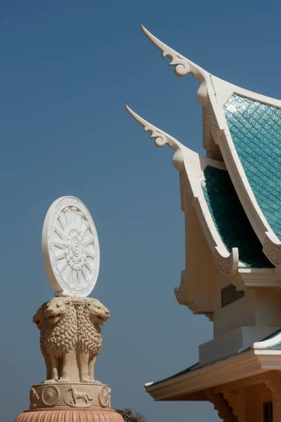 istock Thai Church in Wat Pa Phu Kon ,Thailand. 652647040