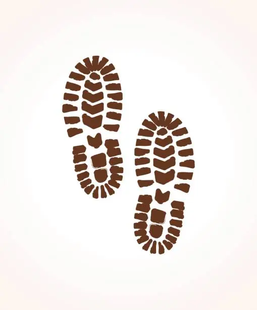 Vector illustration of Footprint
