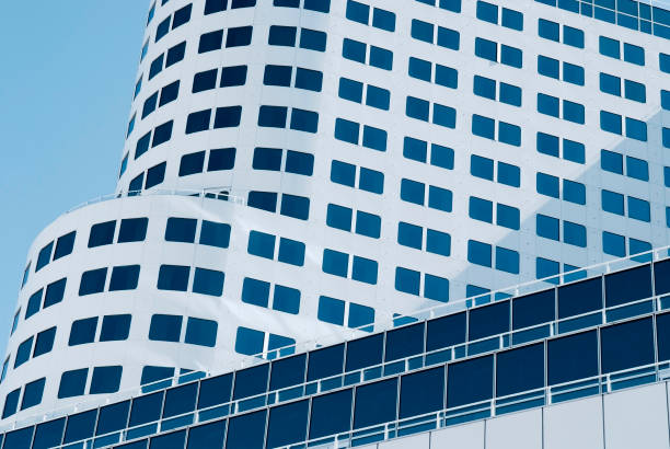 istock Fragment of a modern building architecture 652667880