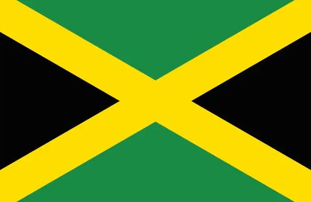Vector illustration of Jamaica