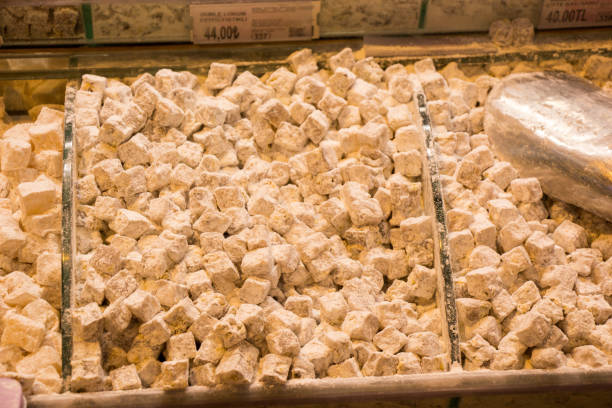 istock Traditional Ottoman Turkish delight sweets 652676188