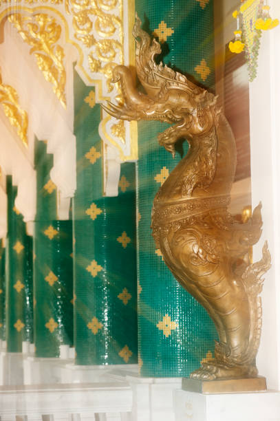 istock Thai art decorated in Wat Pa Phu Kon temple. 652676294