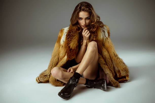 istock Portrait of beautiful female model 652685672