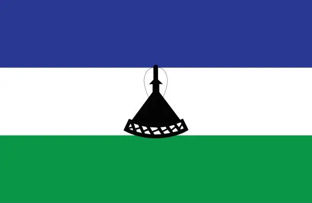 Vector illustration of Lesotho
