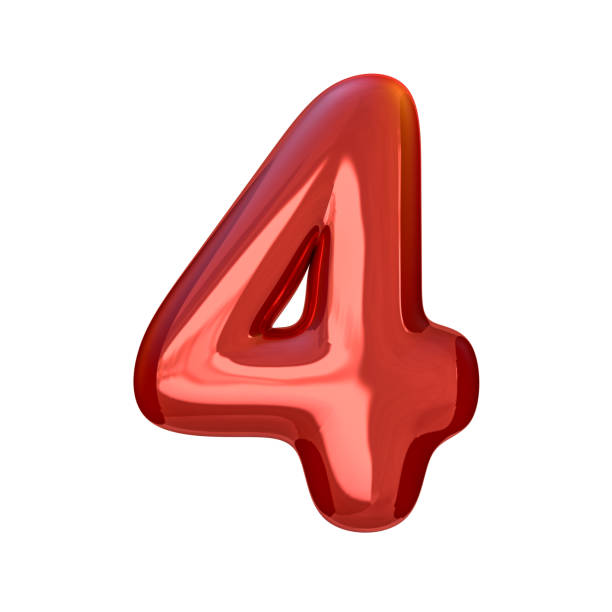 istock Red digits made of inflatable balloons isolated on transparent b 652692826