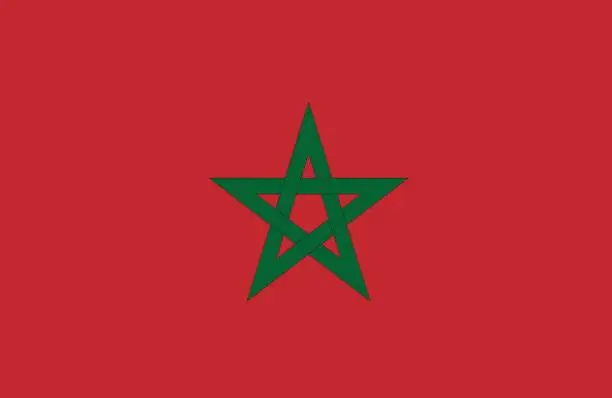Vector illustration of Morocco