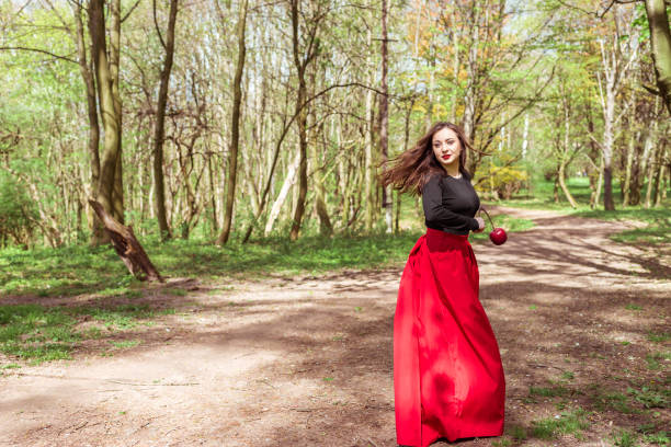 istock woman with a sickle in forest 652707600