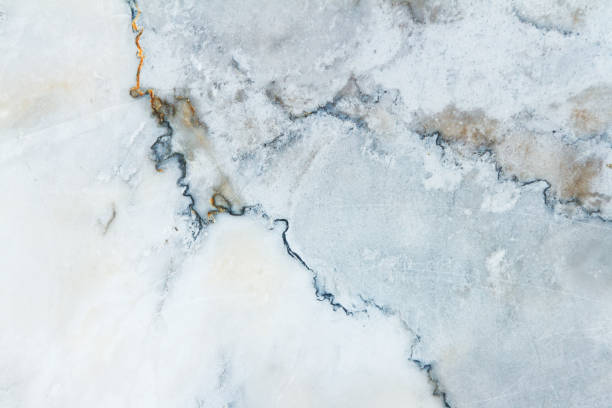 istock Marble texture white color and black line for design or decorate content. 652708560