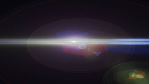 istock abstract of lighting digital lens flare in dark background 652716852