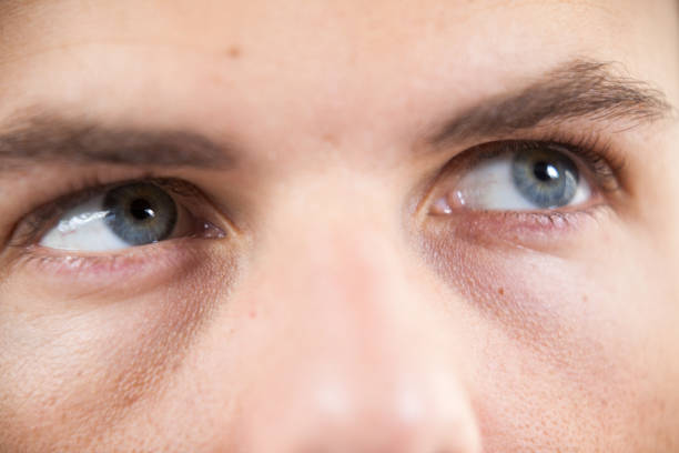 istock Man wearing contact lens 652717976