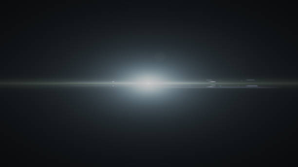 istock abstract of lighting digital lens flare in dark background 652719324