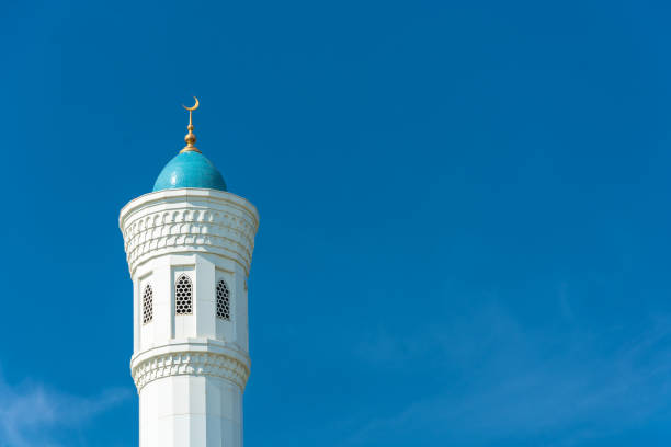le sommet du minaret de la mosquée minor à tachkent, en ouzbékistan. - 11327 photos et images de collection