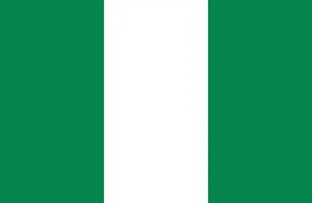 Vector illustration of Nigeria