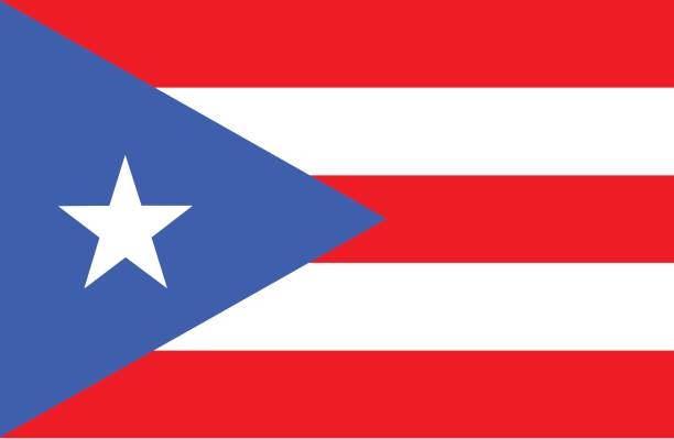 Puerto Rico Vector of nice Puerto Rican flag. puerto rico stock illustrations