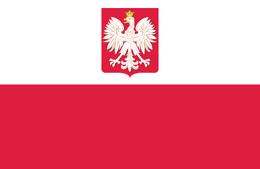 Vector of nice Polish flag.