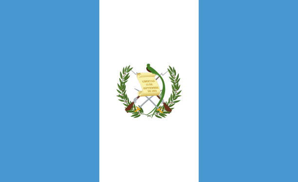 South American country flag of Guatemala