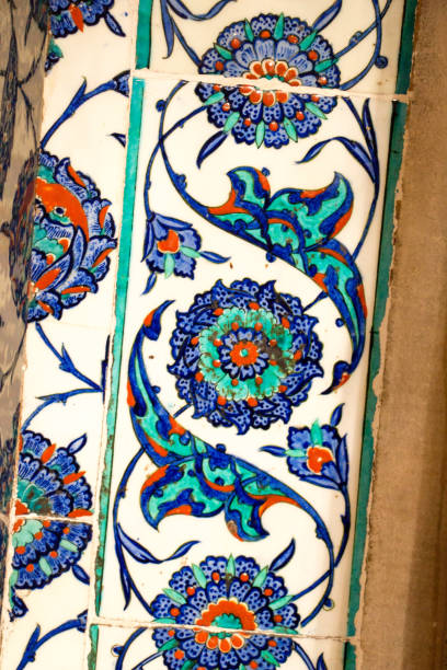 istock Ancient Ottoman time Handmade Turkish Tiles 652764834