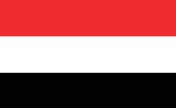 One of The Asian country flag of Yemen